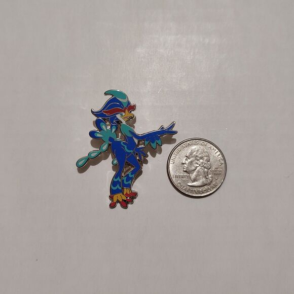 Pokemon TCG Quaquaval Enamel Pin Official Nintendo Lapel Badge Brooch Figure - Picture 2 of 3